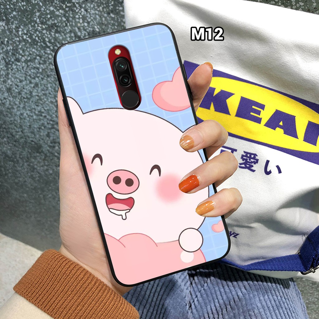 Ốp lưng XIAOMI REDMI 8 in hình heo con xinh xắn