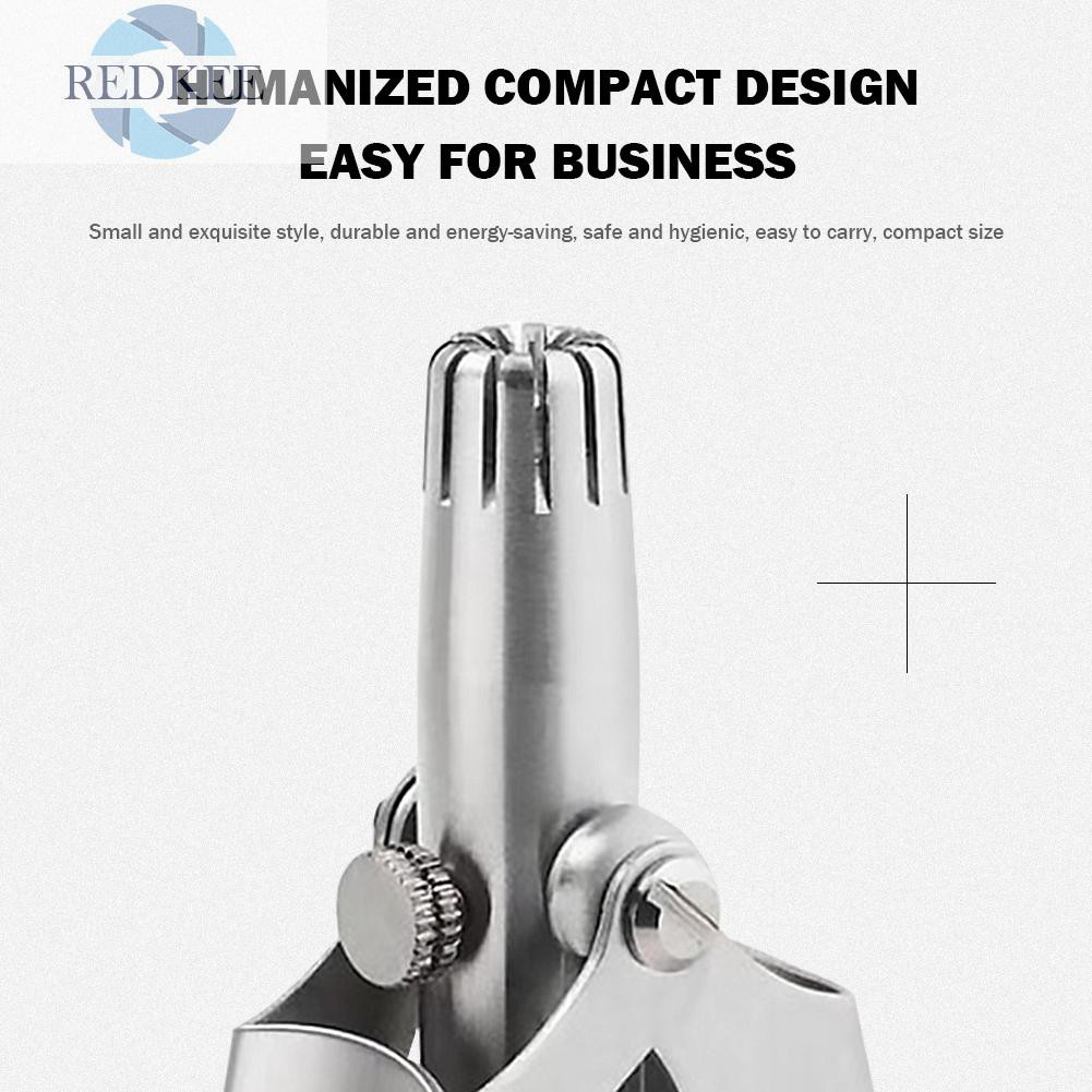 Dụng Cụ Tỉa Lông Mũi Thủ Công Bằng Thép Không Gỉ Tiện Lợi