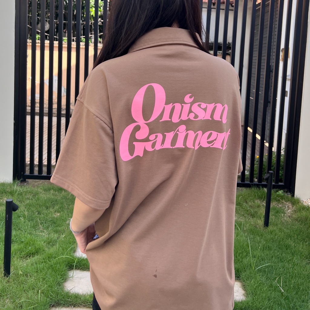 Áo thun polo BASIC GRAMENT màu nâu - Polo tee ONISM