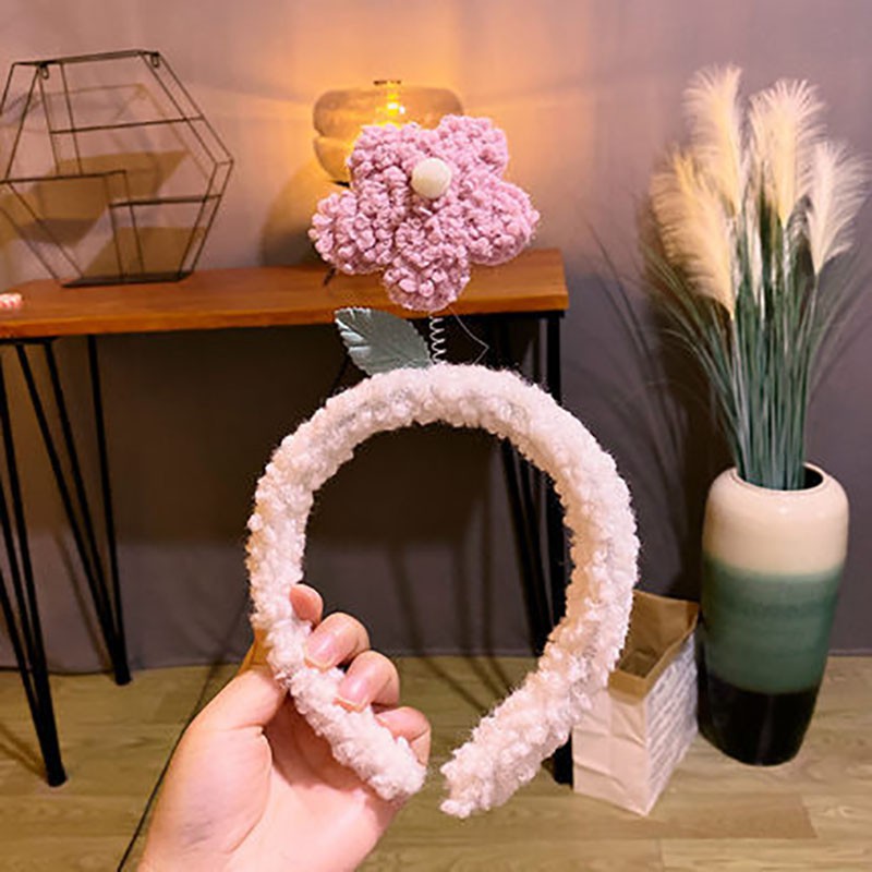 Băng Đô Cài Tóc Đính Hoa Dễ Thương