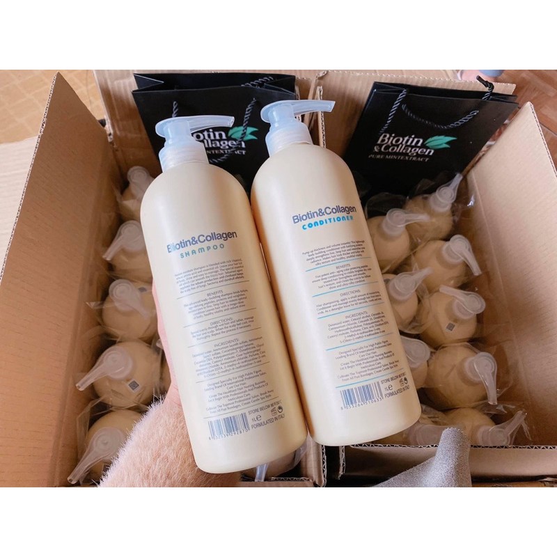 CẶP GỘI XẢ BIOTIN COLLAGEN TRẮNG 1000ML