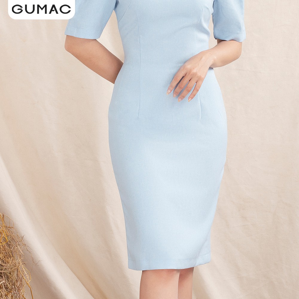 Đầm body nữ cổ U phom ôm DA1048 GUMAC | BigBuy360 - bigbuy360.vn