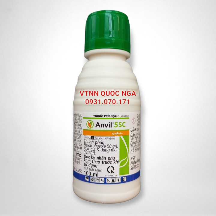 THUỐC TRỪ NẤM BỆNH ANVIL 5SC - RỈ SẮT, NẤM HỒNG, GHẺ SẸO, PHẤN TRẮNG, ĐỐM ĐEN, VÀNG LÁ, LỞ CỔ RỄ