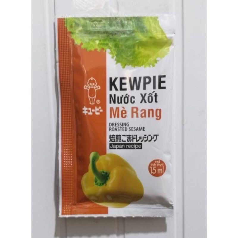 Nước sốt mè rang Kewpie 15ml - Nước chấm mè rang chính hãng