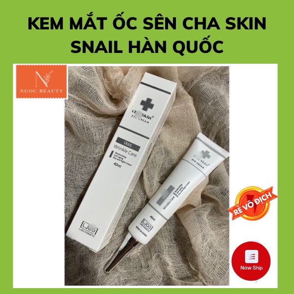 Kem mắt ốc sên Cha Skin Snail Hàn Quốc