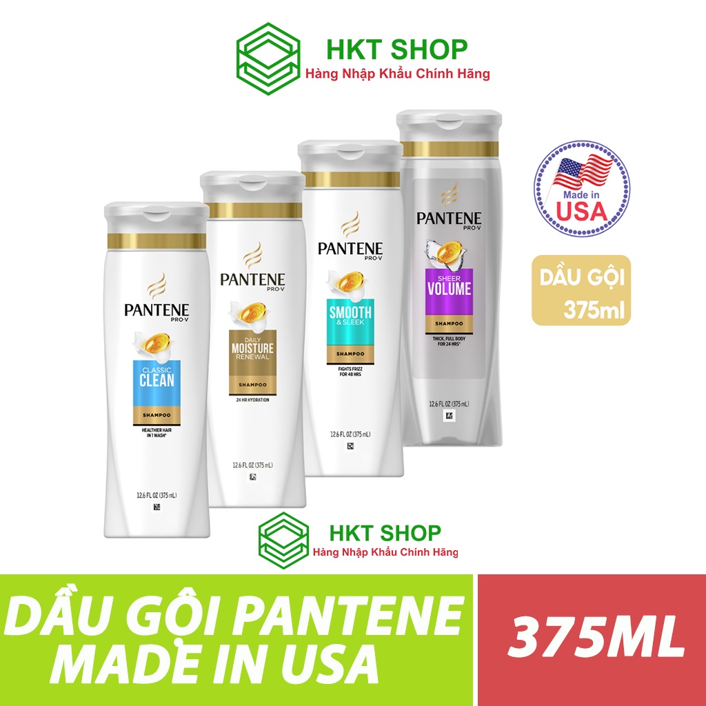 Dầu gội Pantene Mỹ 375ml - HKT Shop