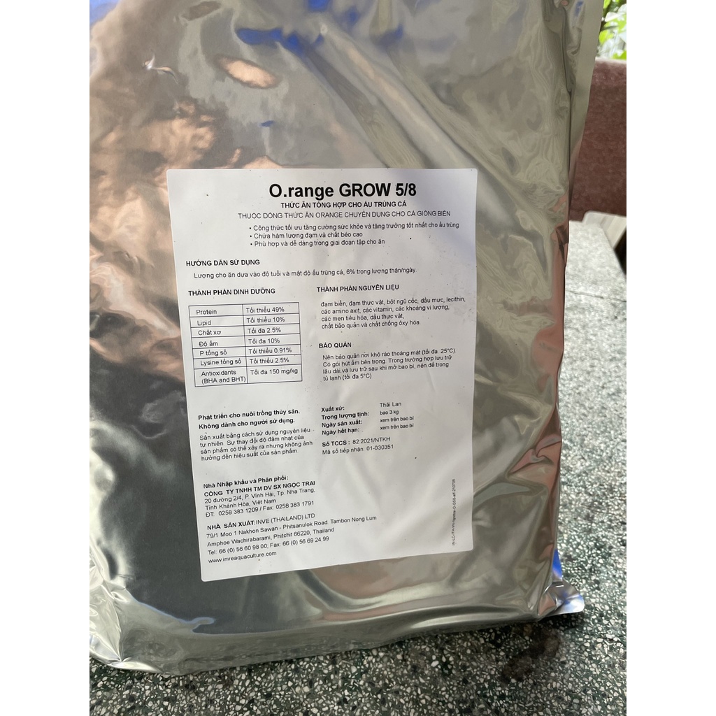 Cám Thái Inve 5/8 - 100g,200g,500g