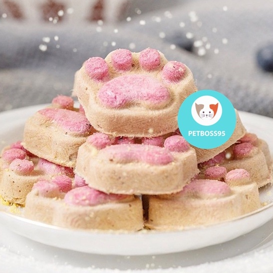 BÁNH THỊT XAY SẤY KHÔ CHÂN MÈO DINH DƯỠNG CHO CHÓ MÈO HAMSTER 10gr