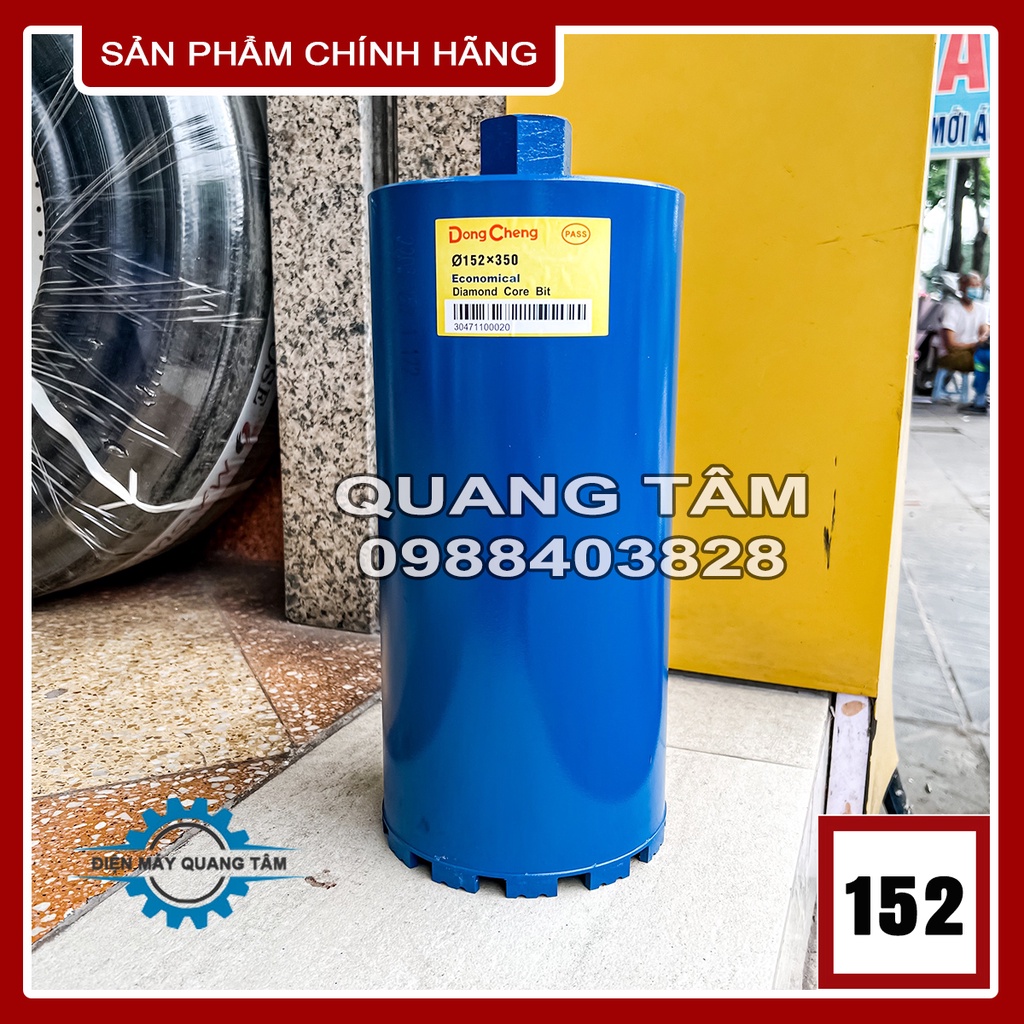 Mũi Khoan Rút Lõi Bê Tông Phi 152 x 350mm Dongcheng [Chính Hãng]
