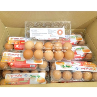 Trứng gà ba huân 1 vỉ 10 trái
