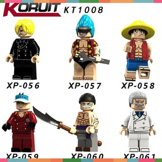 Đồ Chơi Minifigures Đảo Hải Tặc One Piec - Các Mẫu Nhân Vật Sanji Frank Luffy Sakazuki Edward D.Garp Mới Nhất KT1008
