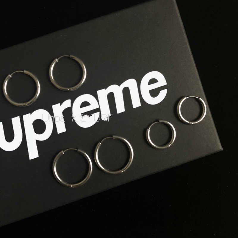 Khuyên Tai Thép Titan Kiểu Dáng Đơn Giản Thời Trang