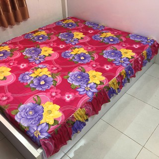 Drap nệm 1m2x2m THUN LẠNH có rèm phủ