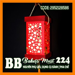 💥 HOT 💥 Combo 10 bộ hộp trung thu 4 bánh LỒNG ĐÈN ĐỎ