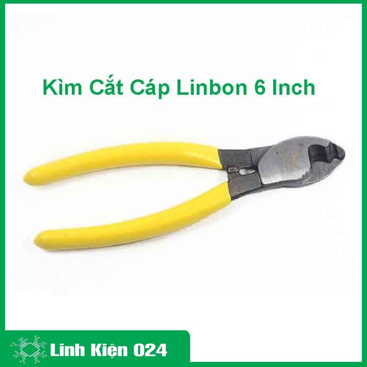 Kìm cắt cáp Linbon 6 Inch thép không gỉ cao cấp