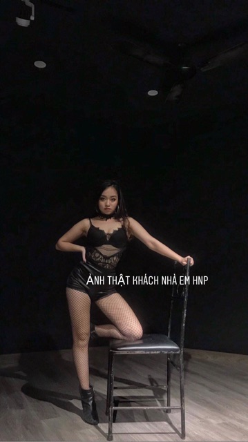 Bodysuit ren lưới sexy, không lót ngực (Ảnh thật) | BigBuy360 - bigbuy360.vn