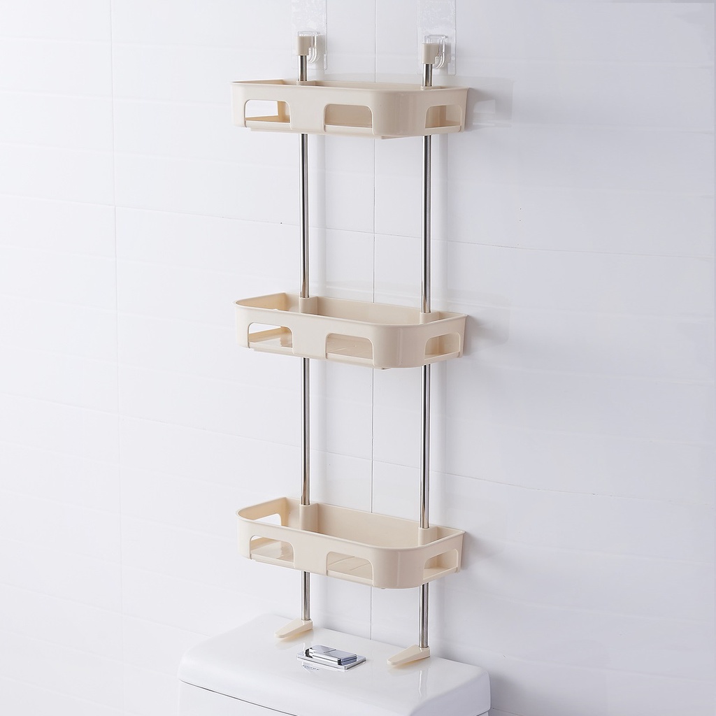 Kệ Nhà Tắm Nhà Bếp 2 Tầng, 3 Tầng Đa Năng Dán Tường KG06