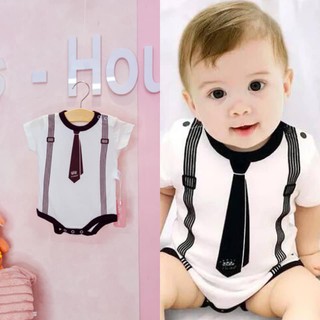 (Quà tặng đầy tháng, thôi nôi) Body cho bé trai 0M-16M (Bi's house)