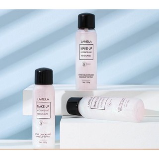 Xịt giữ makeup, khóa lớp nền Trang Điểm LAMEILA Star Quicksand Flash Make Up Spray 8 Hours Wear Moisturize Xktd