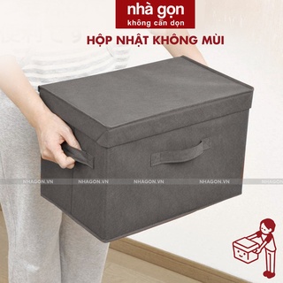 Hộp đựng đồ đa năng có nắp yamazen NHÀ GỌN, Hộp vải đựng chăn màn, quần áo xuất Nhật Bản không mùi hôi