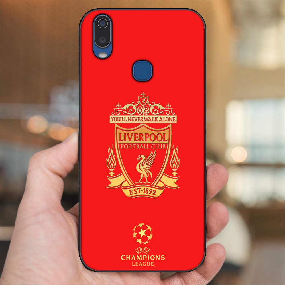 Ốp lưng Vivo Y11 viền đen in hình Liverpool FC
