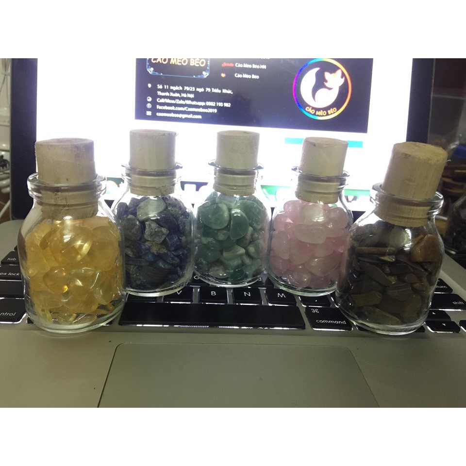 LỌ ĐÁ VỤN NGŨ SẮC - KIM - MỘC - THỦY - HỎA - THỔ | BigBuy360 - bigbuy360.vn