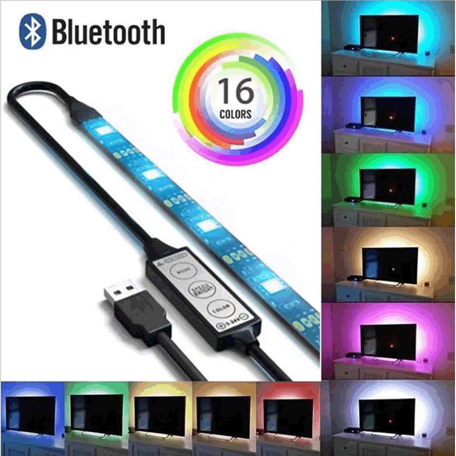 Dây LED RGB Cao Cấp Trang Trí PC - Bàn Gaming - Cầu Thang - Vườn Cây