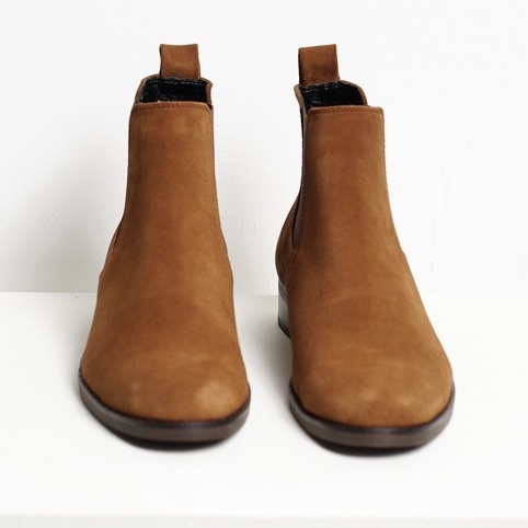 [CAO CẤP] Giày boot nam cổ lửng CHELSEA NÂU TOBACO da lộn mũi tròn đế phíp gót gỗ Văn phòng công sở Sartorial BH 1 năm | BigBuy360 - bigbuy360.vn