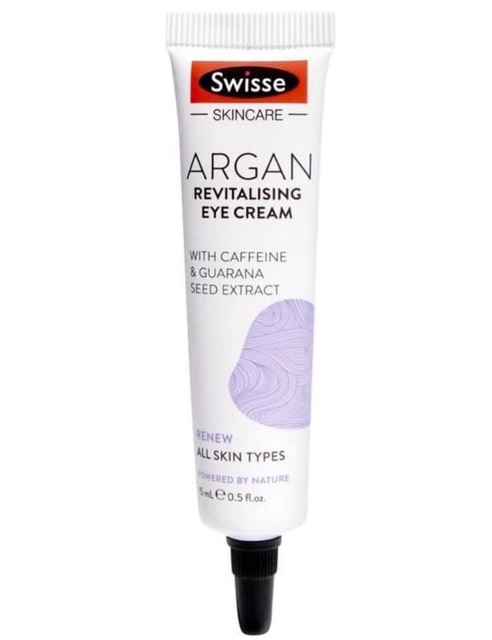[Mã SRJULY1619 giảm 15K đơn 50K] Kem chống lão hoá vùng mắt Swisse  Skincare Argan Revitalising Eye Cream 15ml | BigBuy360 - bigbuy360.vn