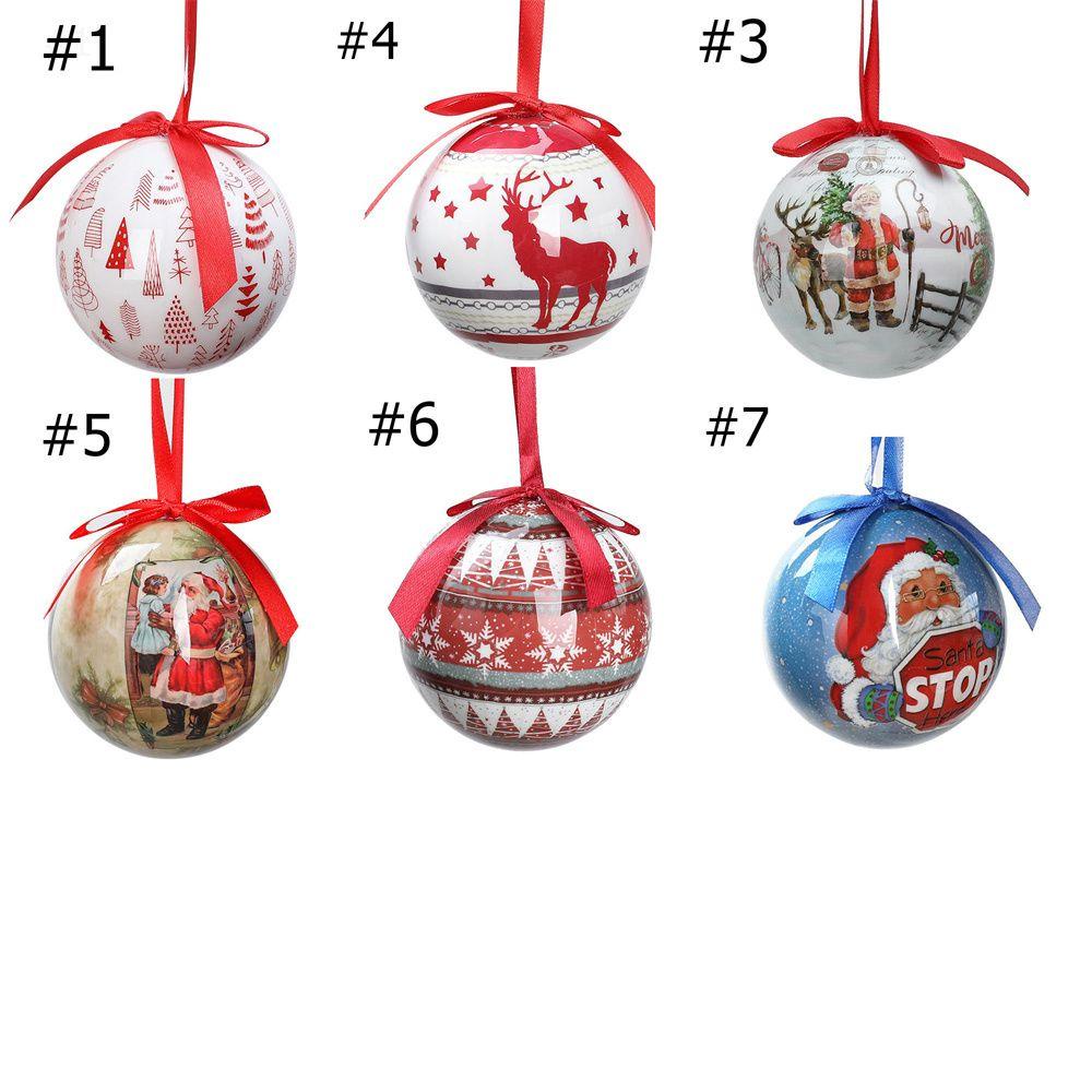 Muvako Trái Châu Trang Trí Cây Thông Noel Quả bóng xốp hình dán Giáng sinh