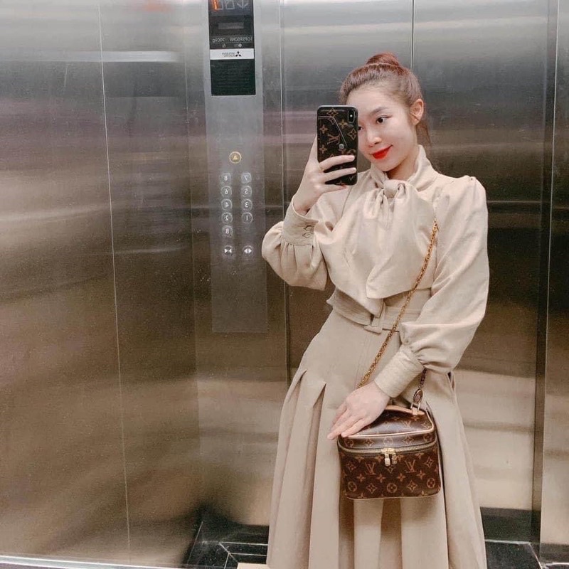 TÚI L.V CÓP SIZE20 Dây hoa văn nhé