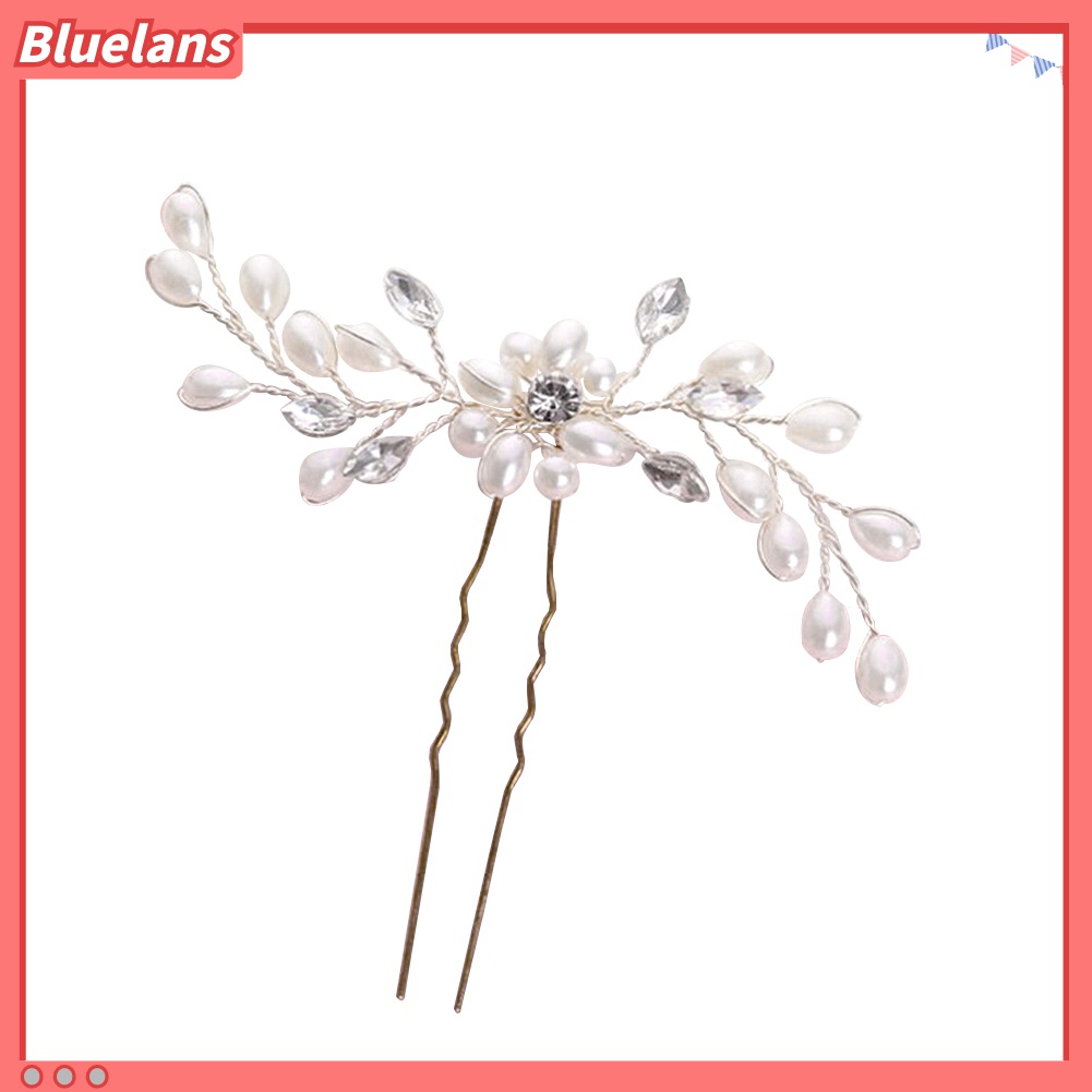 1 KẹP TóC ĐíNh NgọC Trai Giả ThờI Trang Cho Nữ