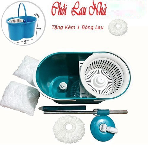 CHỔI LAU NHÀ THÁI LAN 360 ĐỘ SOOXTO CAO CẤP ( ẢNH THẬT)