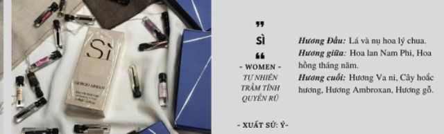 GIORGIO ARMANI Sì Tinh Dầu Thơm Hparfum - Dạng Xịt 25ml | BigBuy360 - bigbuy360.vn