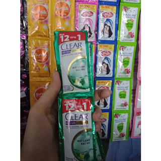 combo 1/2/5/10  Dây dầu gội Clear gói lớn/Sunsilk