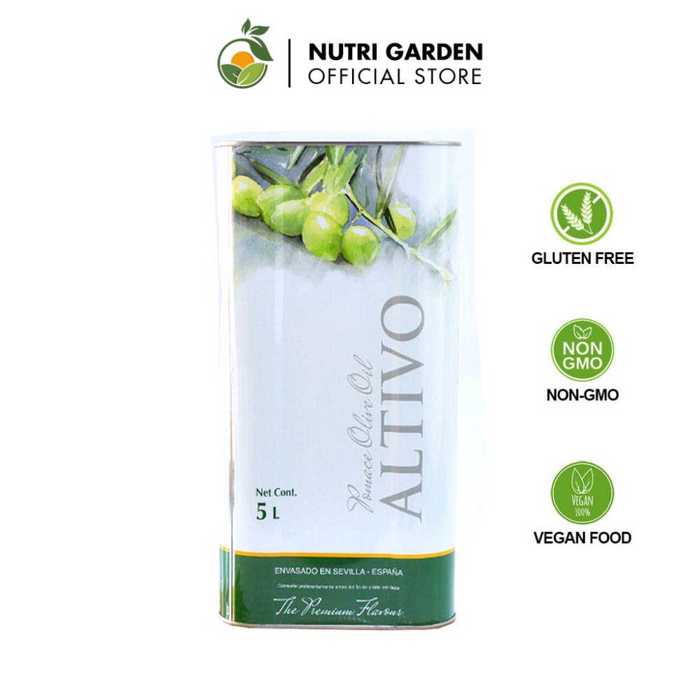 Dầu olive Nutri Garden pomace Tây Ban Nha 5L