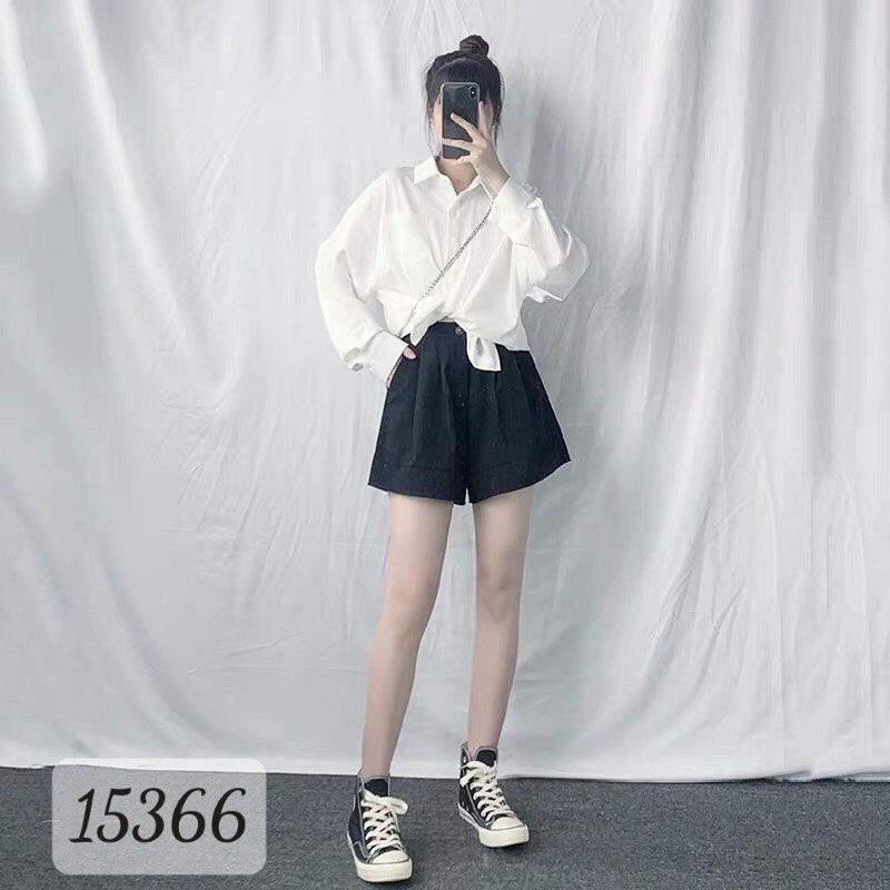 Quần BIG SIZE short váy sau lưng thun 2 túi 15366