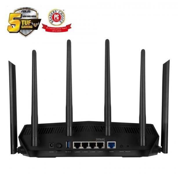 Router Wifi 6 ASUS TUF Gaming AX5400 Băng Tần Kép TUFAX5400 Hàng Chính Hãng