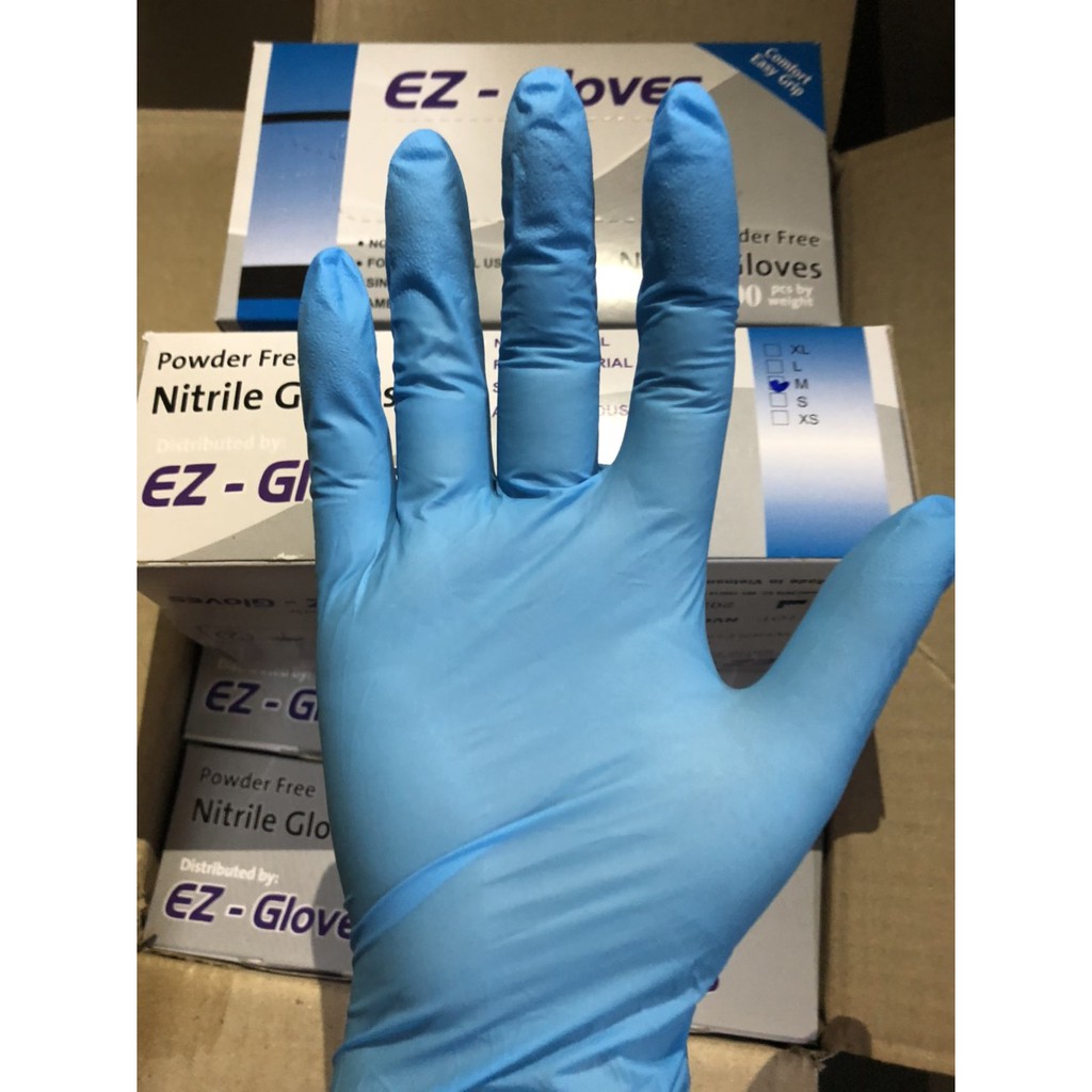 Găng tay y tế không bột Nitrile EZ Gloves - 100 cái