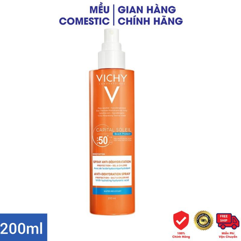 Set xịt chống nắng Vichy Ideal Soleil SPF 50