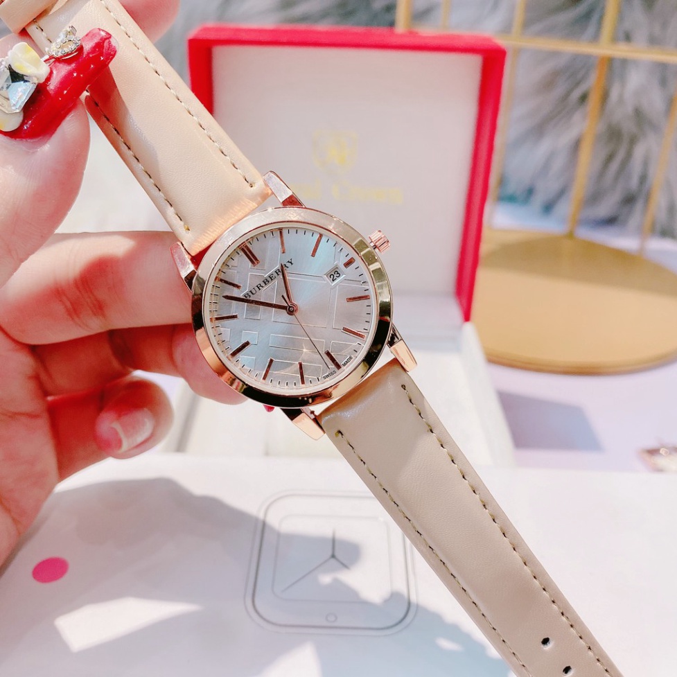 Đồng hồ nữ BEBR dây da mềm bền đẹp sang trọng đeo cực sáng tay và nổi bật, chống nước, bảo hành 1 năm | BigBuy360 - bigbuy360.vn