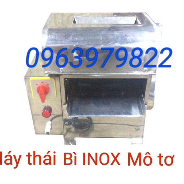 [ELHACOIN8 hoàn tối đa 500K xu] MÁY THÁI BÌ INOX ĐỘNG CƠ MÔ TƠ CHẠY ĐIỆN