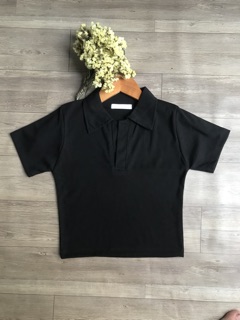 Áo croptop trụ POLO chất thun TC (a4)