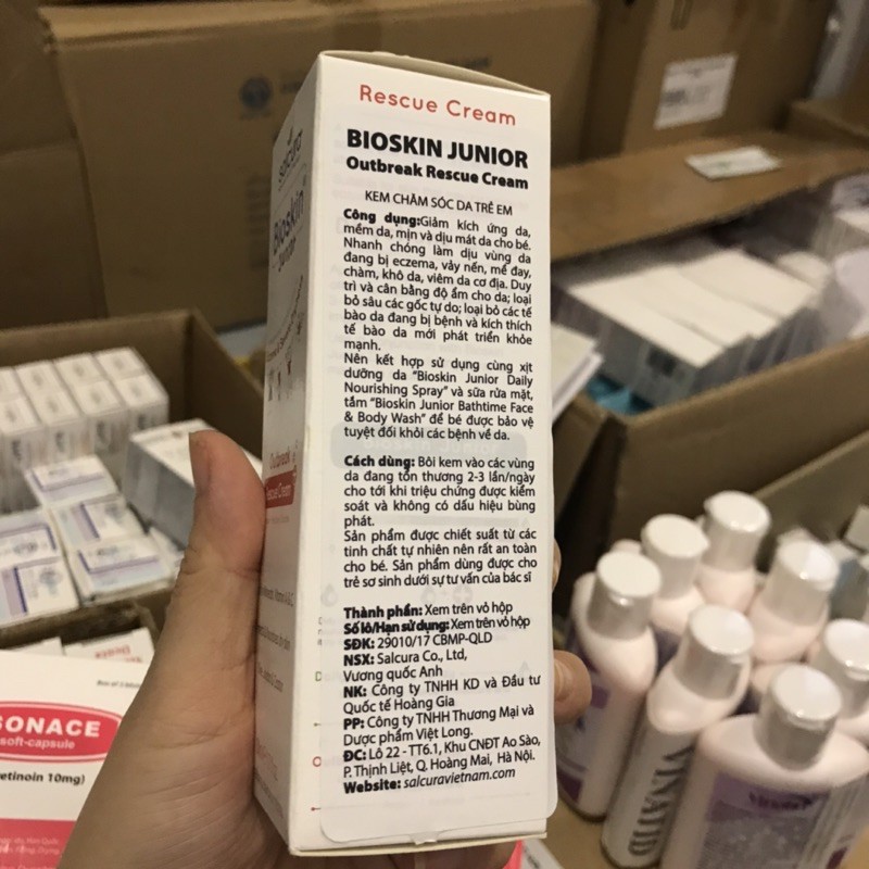 BIOSKIN JUNIOR OUTBREAK RESCUE KEM CHÍNH HÃNG - dalieu24h