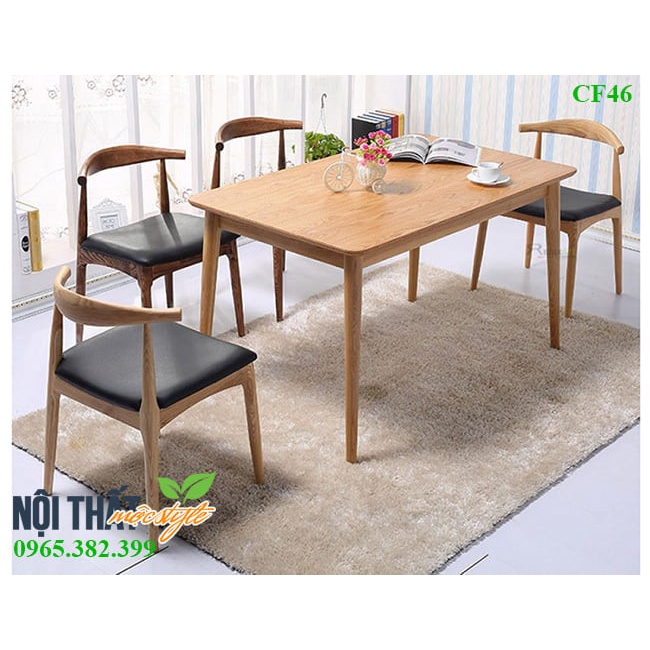 Ghế bàn ăn Bull hiện đại, ghế Bull lưng tựa bo cong hiện đại và tinh tế