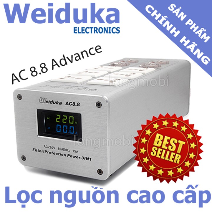 WEIDUKA AC 8.8 Advance Model 2021 - Bộ lọc nguồn điện sạch Tốt nhất