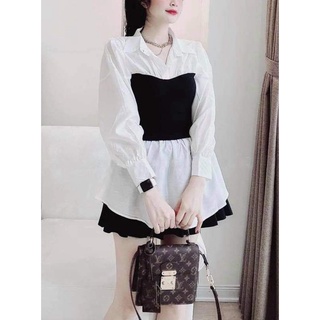 Rập Giấy WW054 - Sơmi phối eo - Nữ