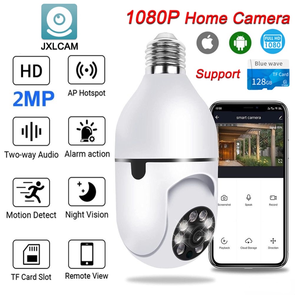 Hd 1080P 360° Camera IP Wifi Không Dây Thông Minh Tự Động Theo Dõi Toàn Cảnh