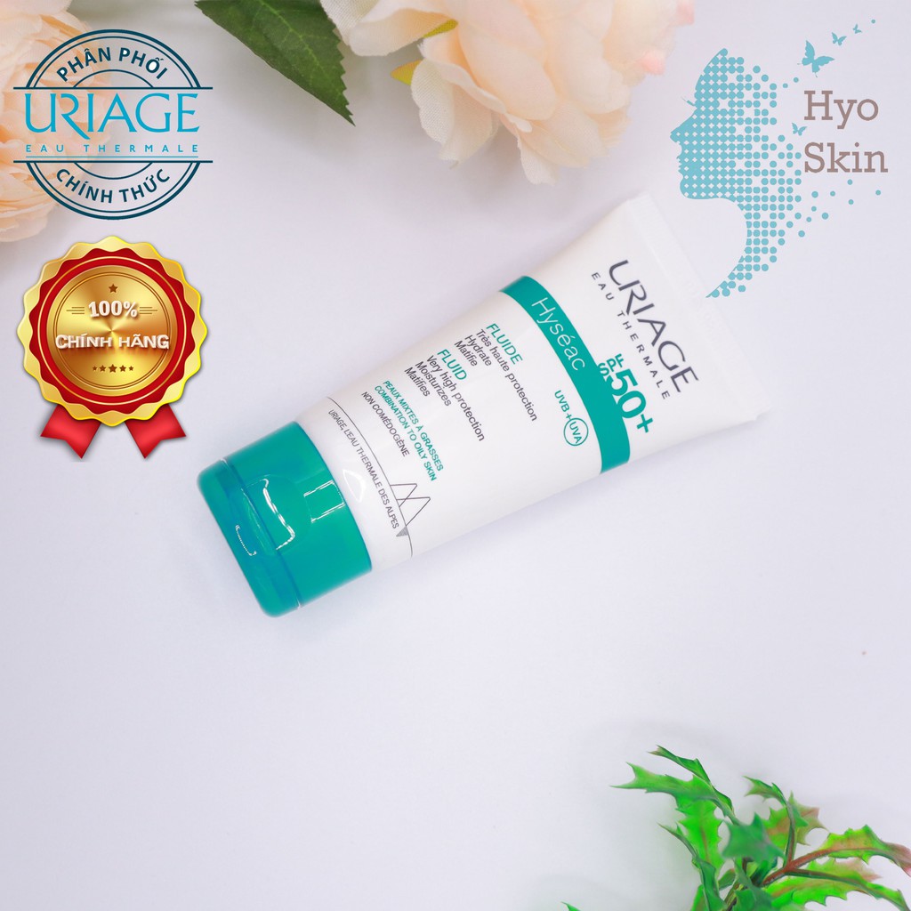 [CHÍNH HÃNG] Kem Chống Nắng Dành Cho Da Dầu, Da Mụn URIAGE HYSEAC FLUIDE SPF50+  50ml