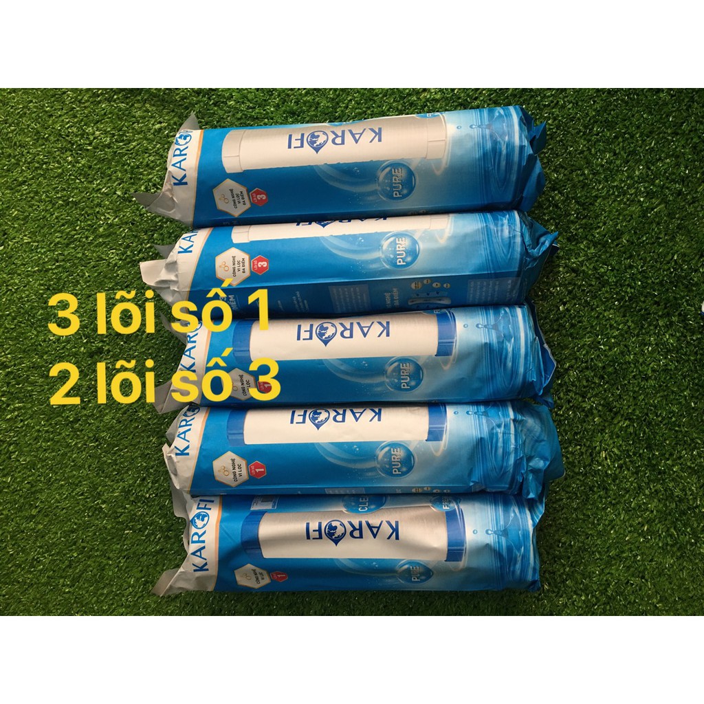 Combo 5 lõi Karofi số 1 và 3 ( Gồm 3 lõi 1 + 2 lõi 3)